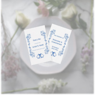 Carte De Placement Sapphire Mariage Place Card Bells Sapphire Défilem