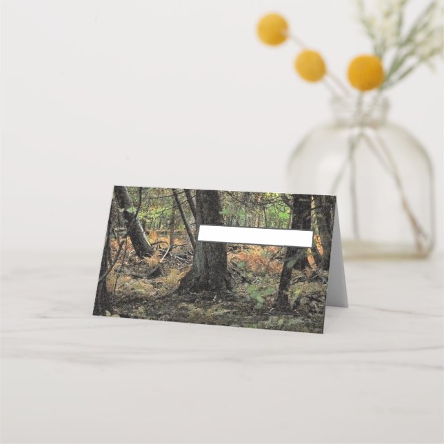 Carte De Placement Scène forestière d'automne (Devant)