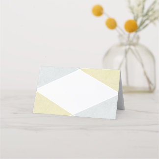 Carte De Placement Silver Gold Metal Look Industrial Chic Mariage