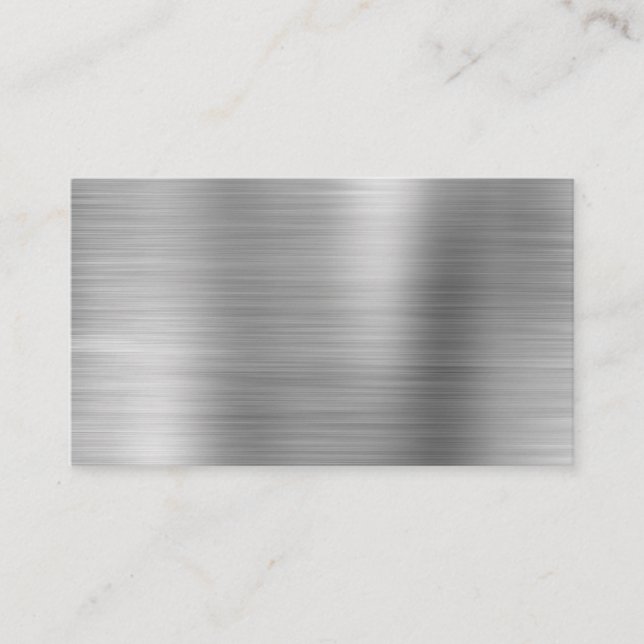 Carte De Placement Silver Metallmer Foil Blank (Devant)