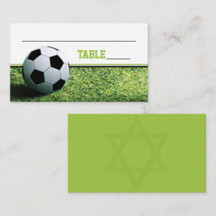 Carte De Placement Soccer Bar Mitzvah