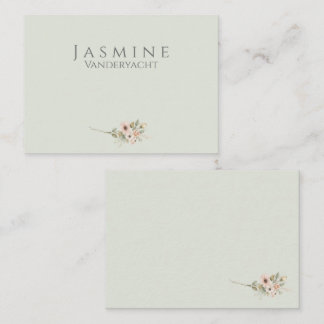 Carte De Placement Soft Sage Botanical Wedding Place Cards