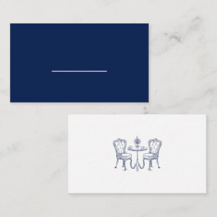 Carte De Placement Soirée minimaliste Mariage avec croquis