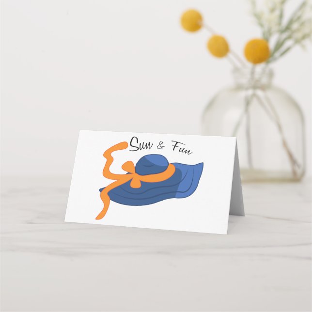 Carte De Placement Soleil Et Amusement (Devant)