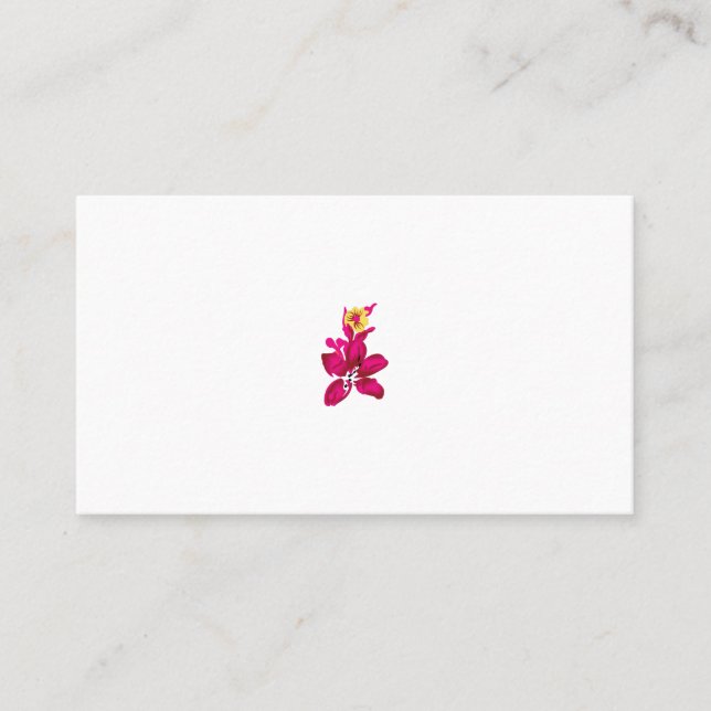Carte De Placement Style floral, ArtyClick Crimson, Or léger (Devant)