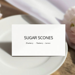 Carte De Placement Stylish Calligraphie Buffet Étiquettes de nourritu