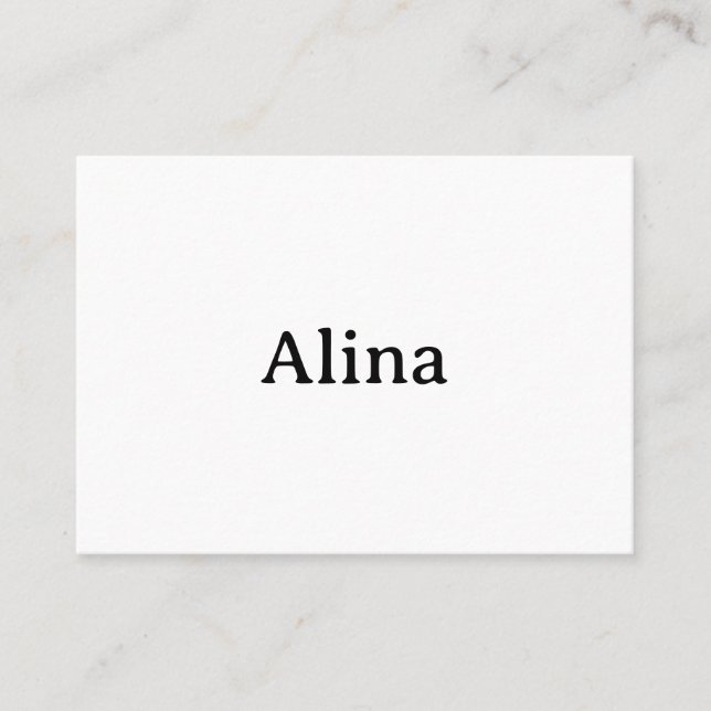 Carte De Placement supprimer le texte et ajouter votre propre concept (Devant)