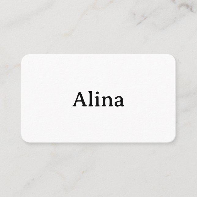 Carte De Placement supprimer le texte et ajouter votre propre concept (Devant)