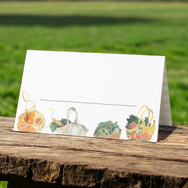 Carte De Placement Table de desserts pour la fête de mariage de Farme (Créateur téléchargé)