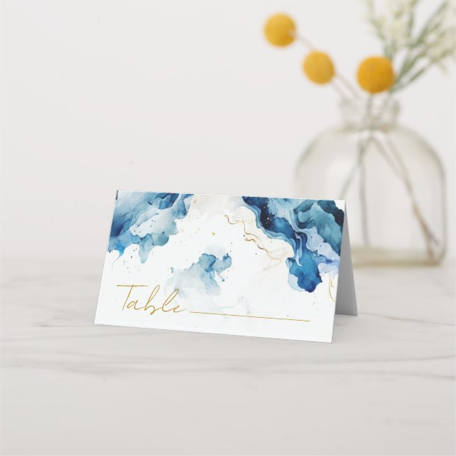 Carte De Placement Table de gala AZURE Marble Dreams (Devant)