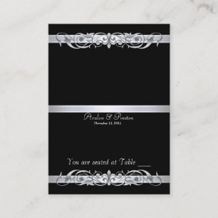 Carte De Placement Table pliante noire Grand-Duchesse