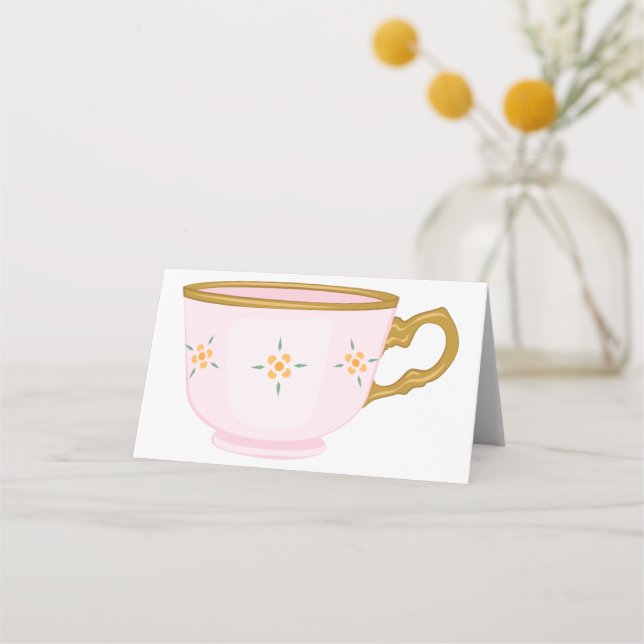 Carte De Placement Tea Cup (Devant)