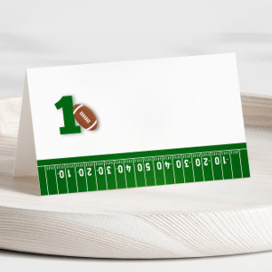 Carte De Placement Thème Football Première année en bas Anniversaire