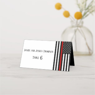 Carte De Placement Thin Red