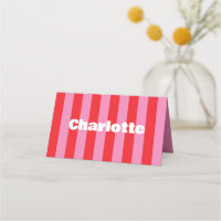 Typographie audacieuse, mariage rose et rouge