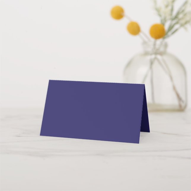 Carte De Placement un arrière - plan bleu avec une horloge (Devant)