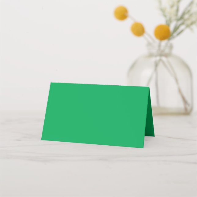 Carte De Placement un arrière - plan vert avec un (Devant)
