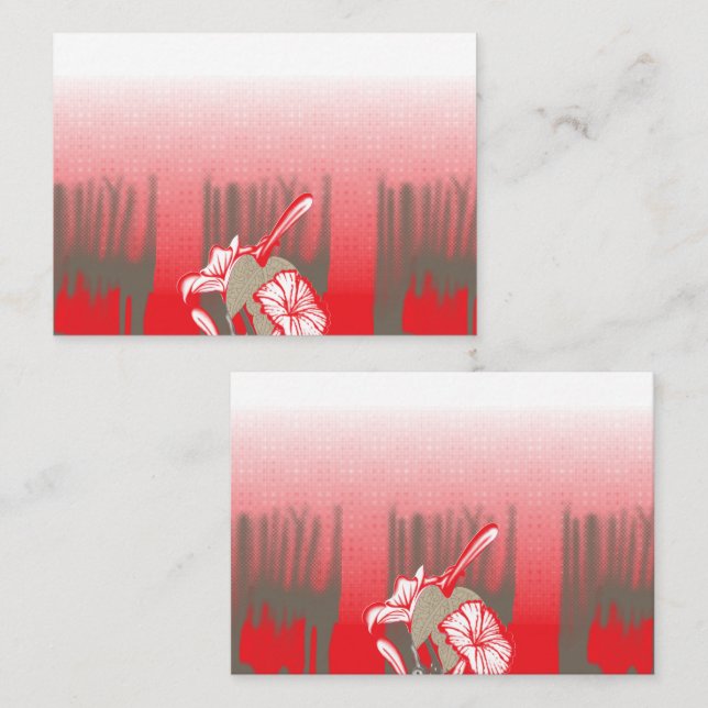 Carte De Placement Un design graphique dynamique présente un motif ro (Devant / Derrière)
