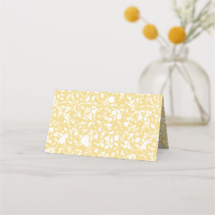 Carte De Placement Un tapis jaune avec un motif répétitif motif resem