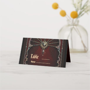 Carte De Placement Une touche de magie gothique,