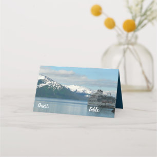 Carte De Placement Vacances de croisière en Alaska Photographie de vo