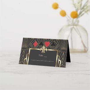 Carte De Placement Vegas Casino Royale Art Déco 50e Anniversaire