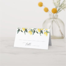 Vert moderne Mariage de fleurs de citron