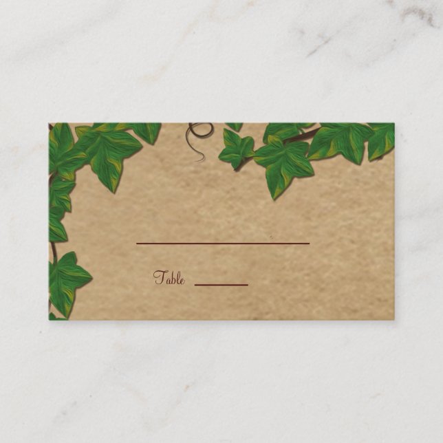 Carte De Placement Vignoble vintage Vignoble vignes Mariage (Devant)