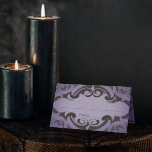 Carte De Placement Vintage chauve-souris jusqu'à la mort violet Maria