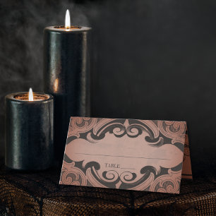 Carte De Placement Vintage chauve-souris jusqu'à la rouille de la mor