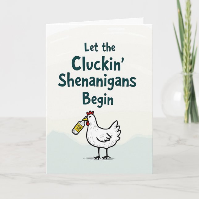 Carte de plaisir de Cluckin Shenanigans (Devant)