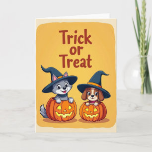 Carte de plaisir pour Halloween