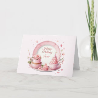 Carte de plateau d'anniversaire personnalisée