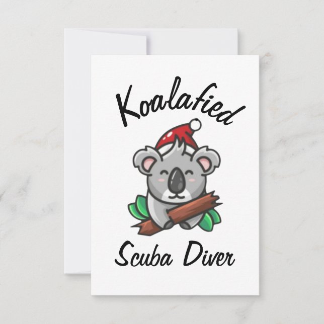 Carte de Plongeur Sous-Marine Koalafied (Devant)