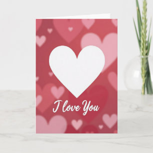 Carte de poème d'amour Je t'aime