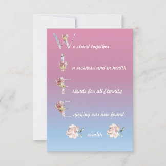 Carte de poème unique femme