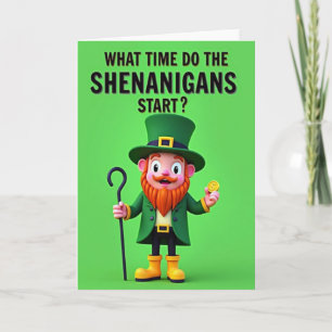 Carte de pointage de farces de Leprechaun