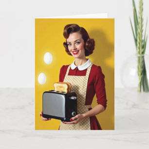 Carte de pointage du Retro Kitchen Toast Time