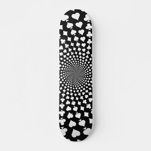Carte de Poker Costume Spiral : Skateboard (Devant)
