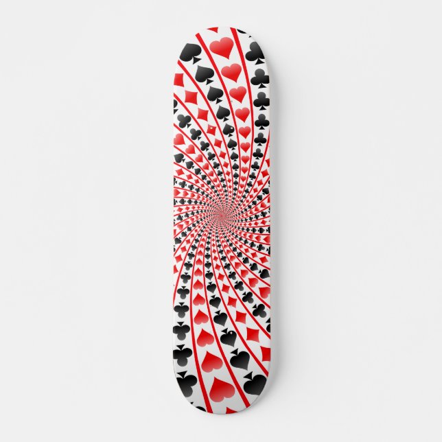 Carte de Poker Costume Spiral : Skateboard (Devant)