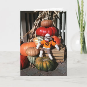 Carte de Pomkin Ernie the Sock Monkey