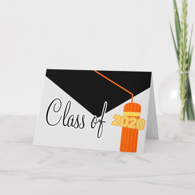 Carte de pompon de remise des diplômes de la promo (Devant)