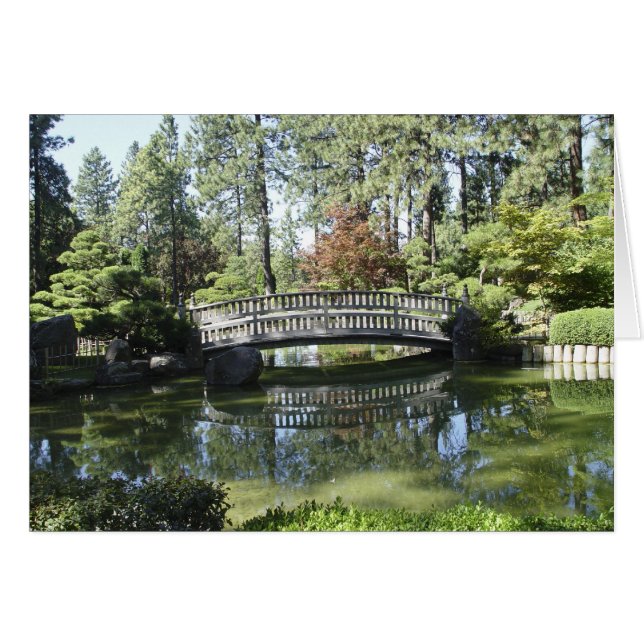 Carte de pont de jardin (Devant horizontal)