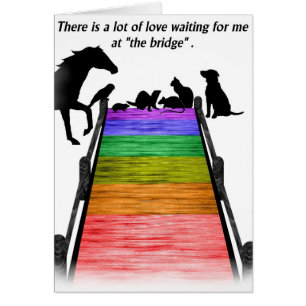 Carte de pont en arc-en-ciel