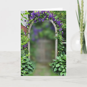 CARTE DE PORTE DE JARDIN 5x7