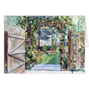 Carte de porte de jardin de PMACarlson