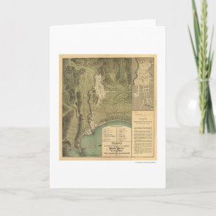 Carte de Porto Rico par Federico Drouyn 1888