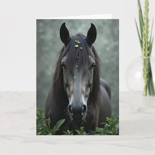 Carte de portrait de beauté Dark Horse