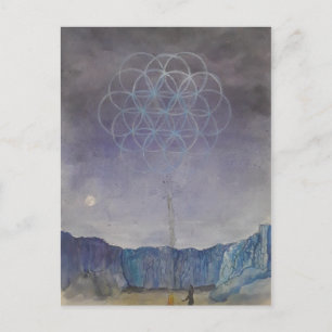 Carte de poste de danse sacrée