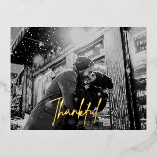 Carte de poste de vacances Foil